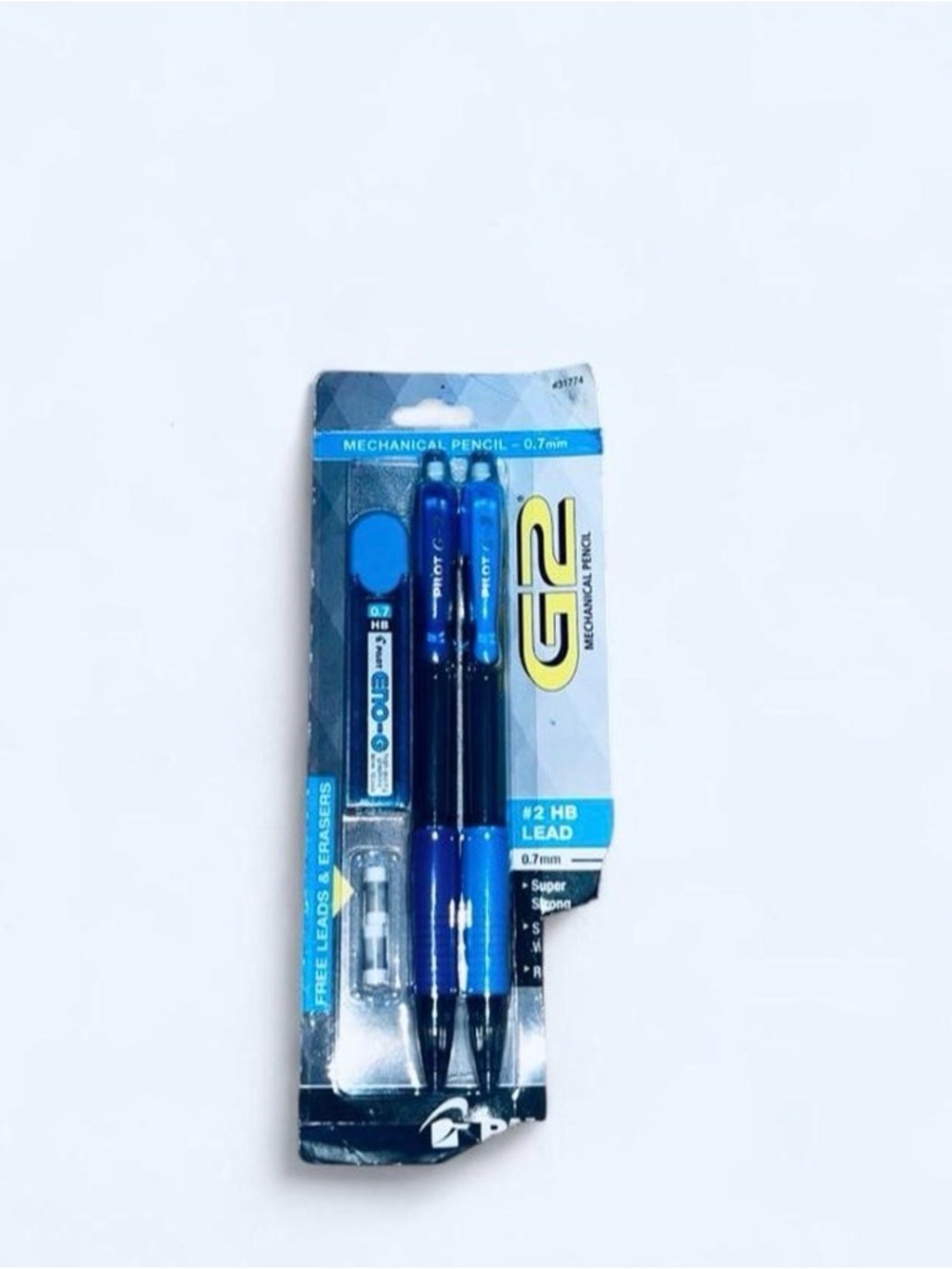 Mechanical Pencil 0.7mm Blue - 2 Pack